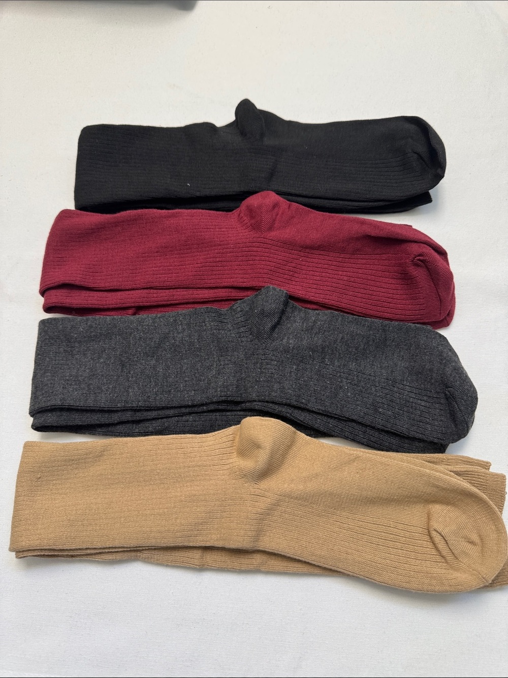 Socks Bundle Of 4 New Thigh Over The Knee Knit Long Socks